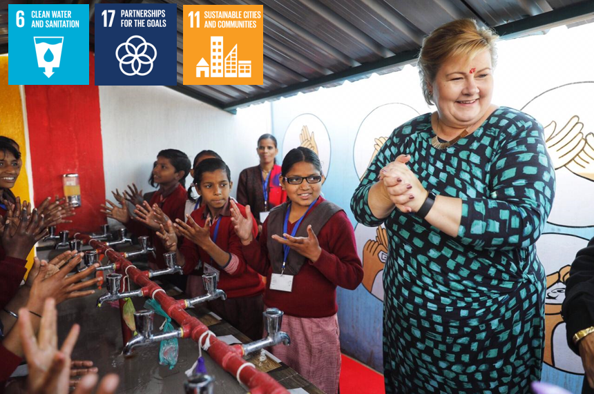 Prime Minister of Norway Erna Solberg visits India to boost sustainability cooperation