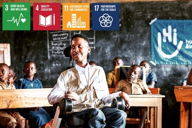 Ndopu on Mission for Disabled Rwandan Children